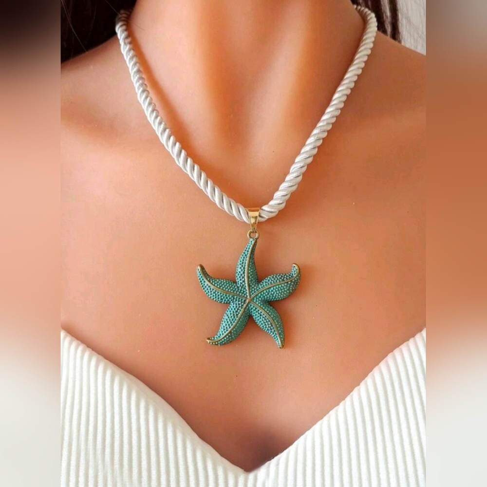Trending‎ Elegant Starfish Pendant Necklace